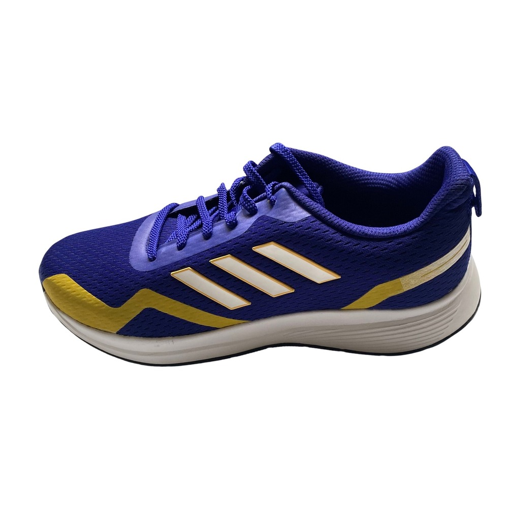 Adidas Mens Purple Yellow Running Shoes Sneakers GA0909 8.5 NWOB - Picture 1 of 8